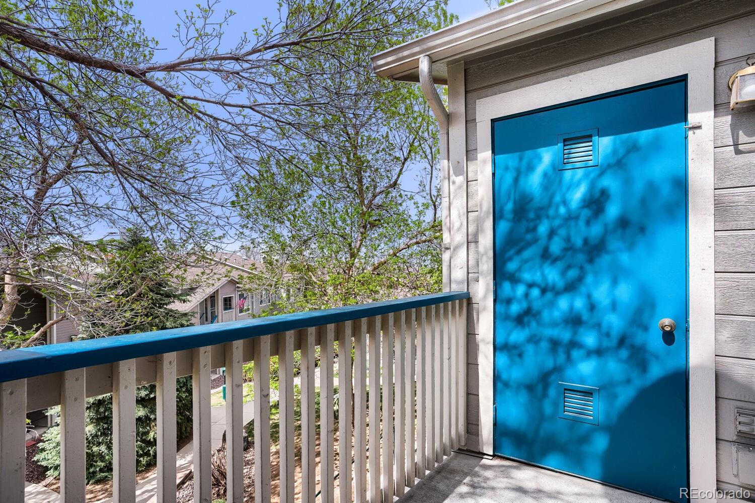 8437 South Thunder Ridge Way, Unit 204 Highlands Ranch, CO 80126 - Photo 21 of 27 a view of a porch