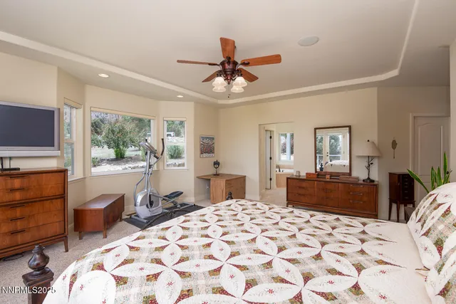 a view of living room and bedroom