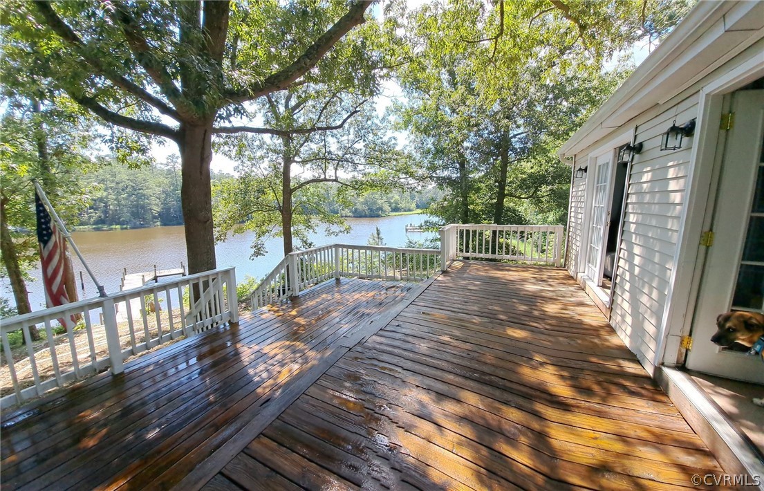 1057 Griffin's Landing Road Lancaster, VA 22503 - Photo 3 of 16 Two tier side wrap deck has lots of room to enjoy