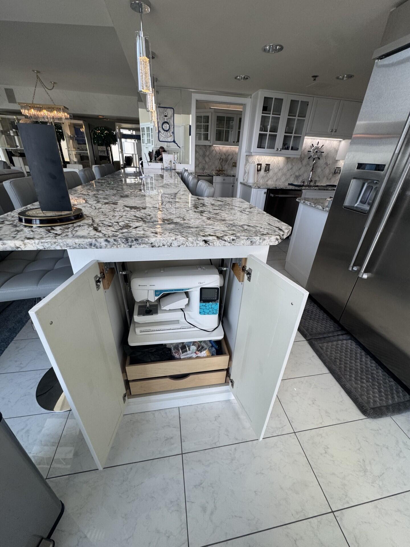 333 Lake Avenue, Unit 806 Racine, WI 53403 - Photo 15 of 62 3F_LST 806_Kitchen Island Sewing Cabinet