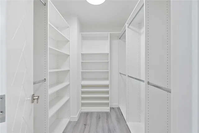 a view of a building from a balcony