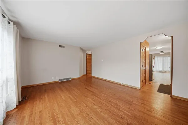wooden floor in an empty room