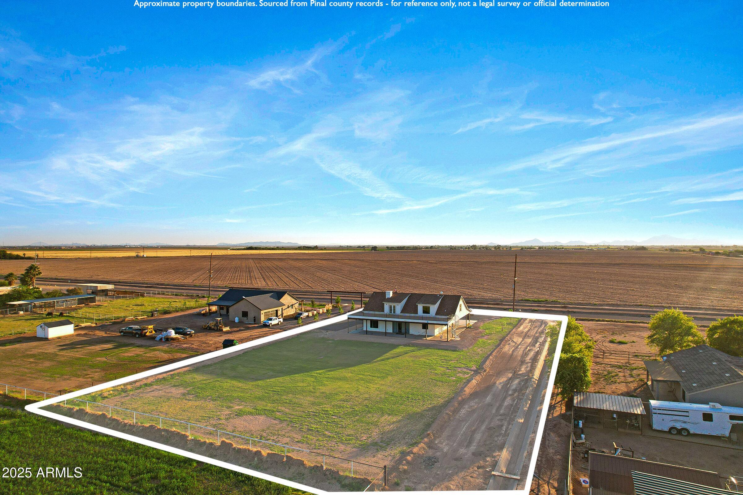 235 North Clemans Road Coolidge, AZ 85128 - Photo 3 of 33 an aerial view of a city