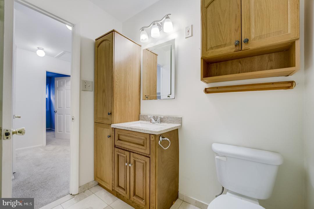 7215 Willow Oak Place Springfield, VA 22153 - Photo 25 of 30 a bathroom with a sink a toilet and shower