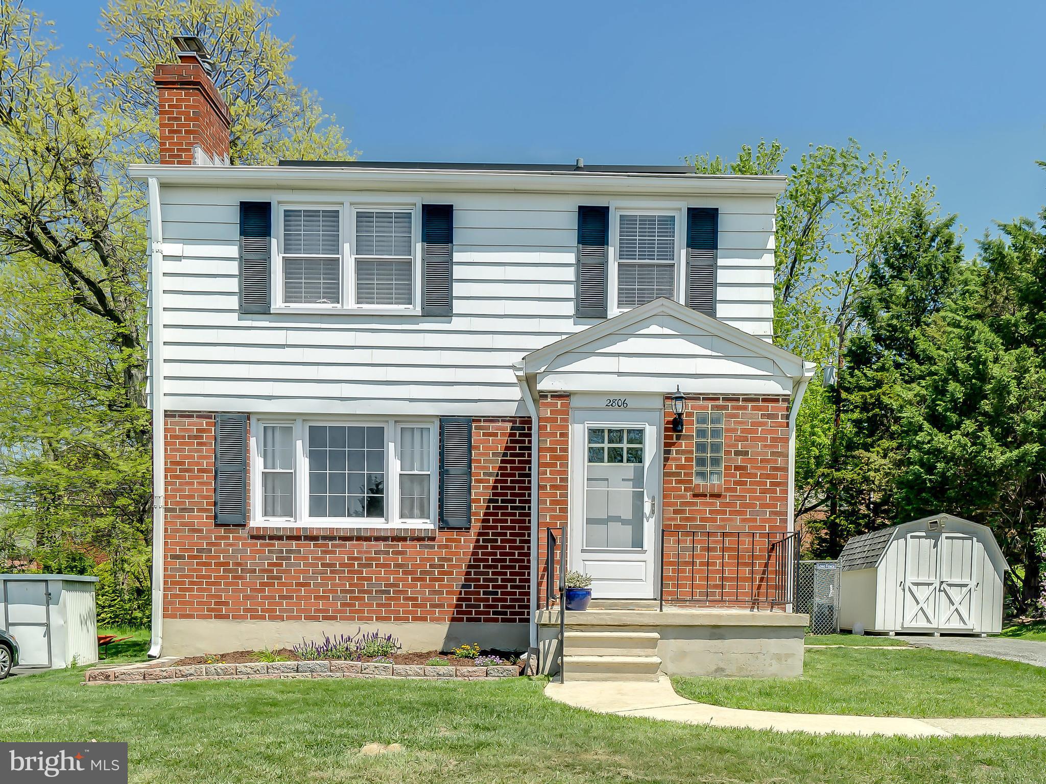 2806 Willoughby Road Baltimore, MD 21234 - Photo 2 of 30 Here's a close up of the lovely front of the house