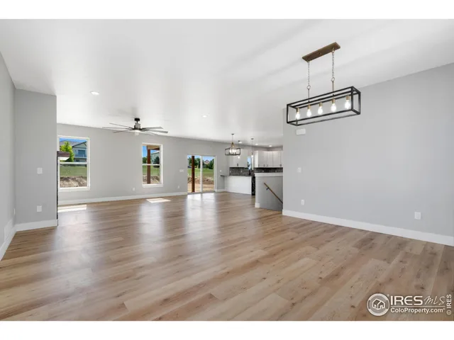 a view interior of a house with wooden floor