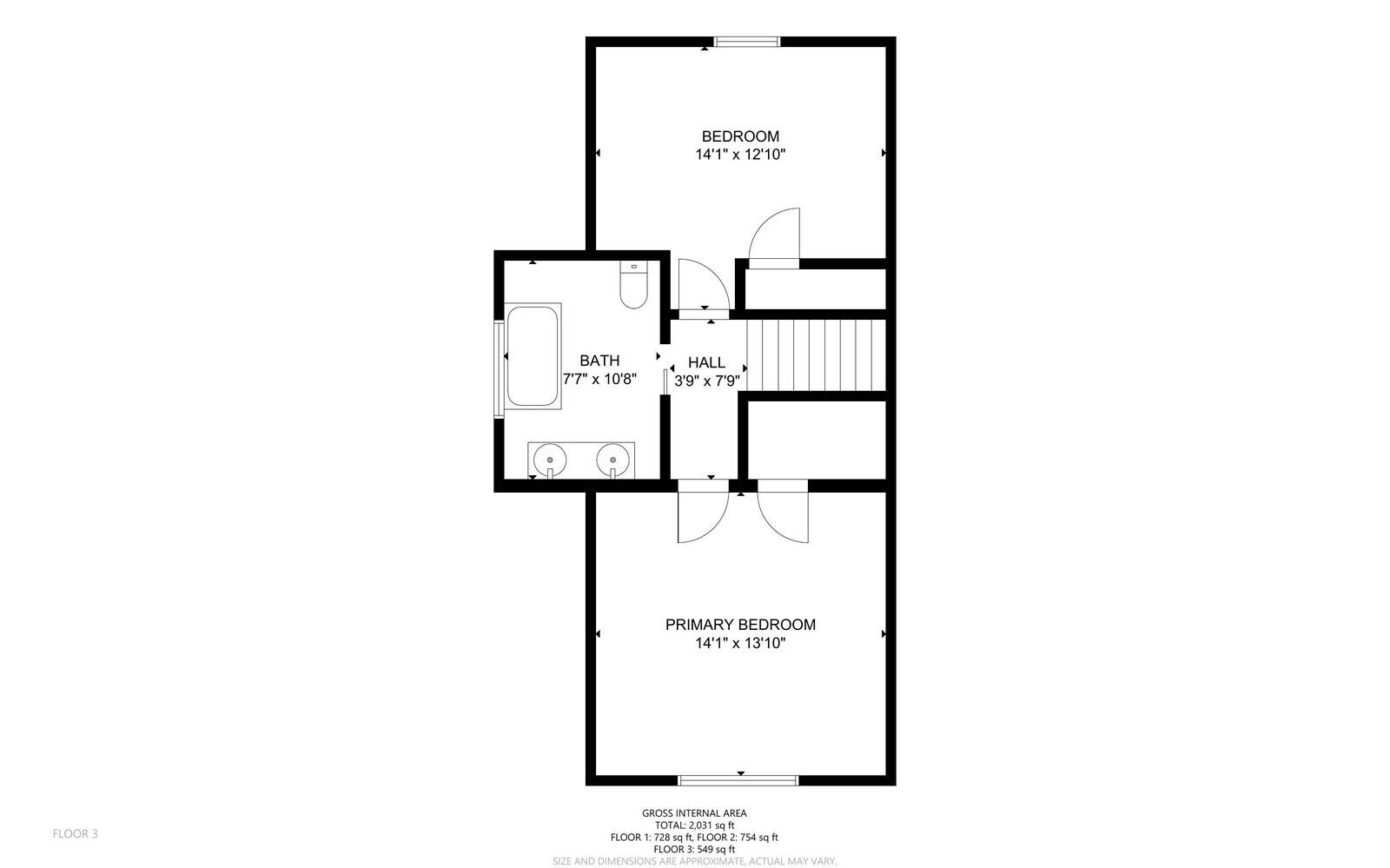 19 Waite Road Vienna, ME 04360 - Photo 76 of 78 SECOND FLOOR PLAN