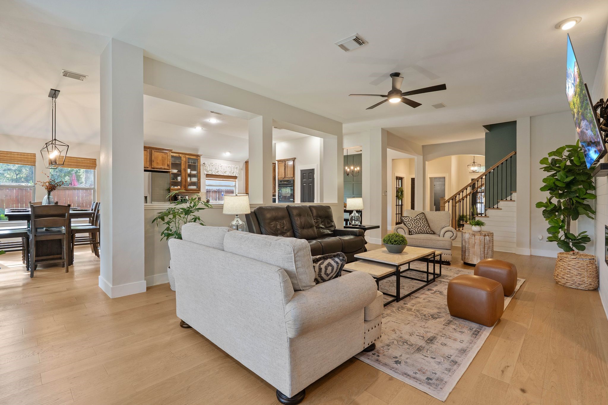 2408 Hollowbrook Lane Conroe, TX 77384 - Photo 48 of 49 This house is set up to be the entertaining house! With all the space and open floor plan you are sure to hold some gatherings!