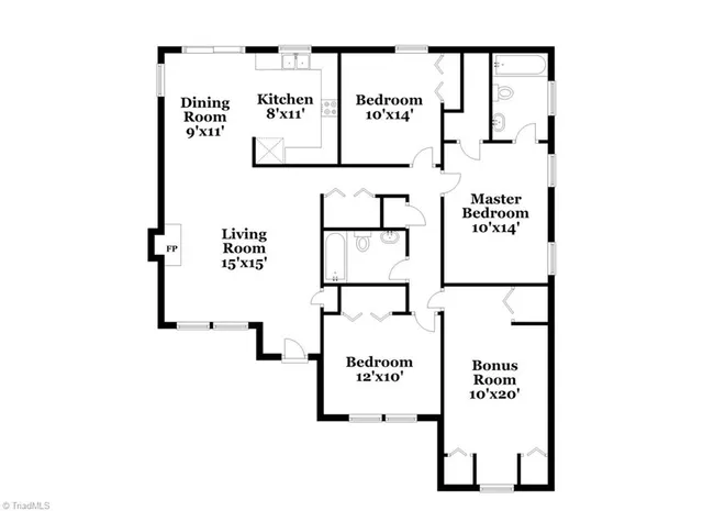 $1,680 | 3915 Bluestem Drive, Greensboro, NC 27405
