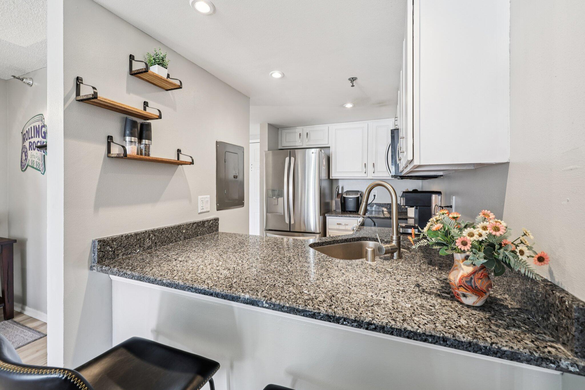270 East Highland Avenue, Unit 446 Milwaukee, WI 53202 - Photo 10 of 29 Granite counters