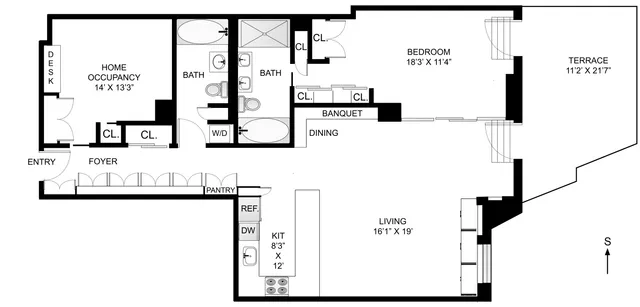 $1,700,000 | 365 Bridge Street, Unit 14D | Downtown Brooklyn