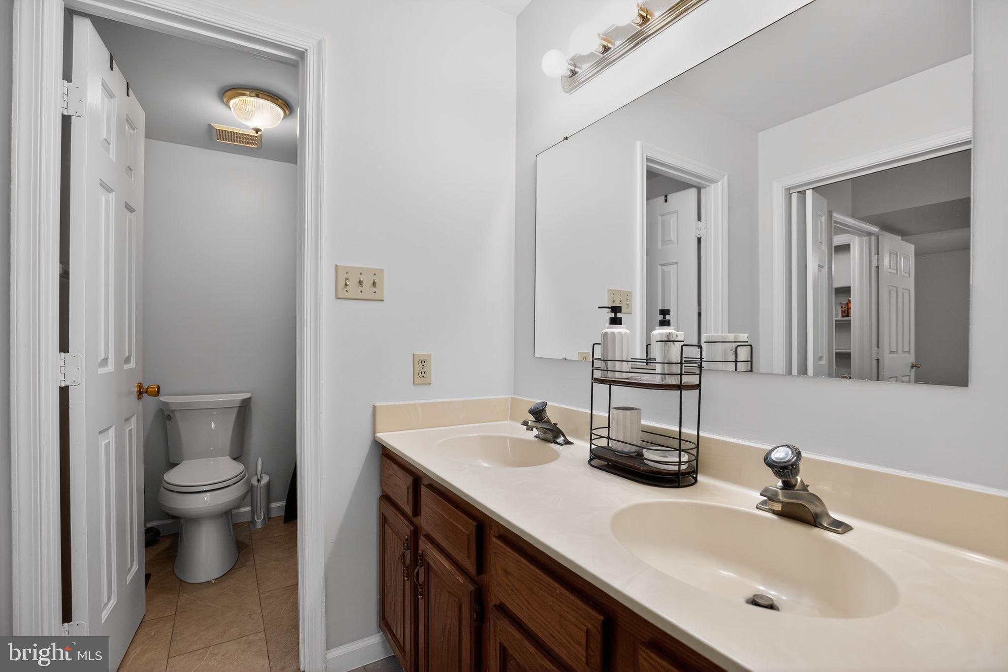 43447 Drum Cliff Road Hollywood, MD 20636 - Photo 29 of 37 Bright and functional dual-sink bathroom.