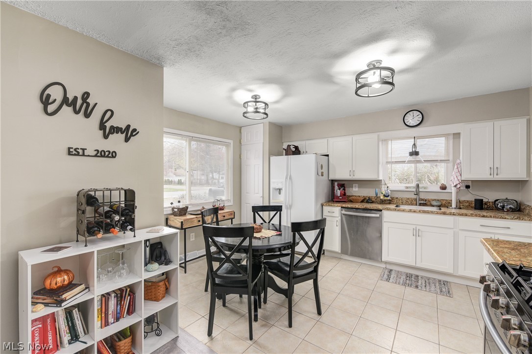 Living room into Kitchen.