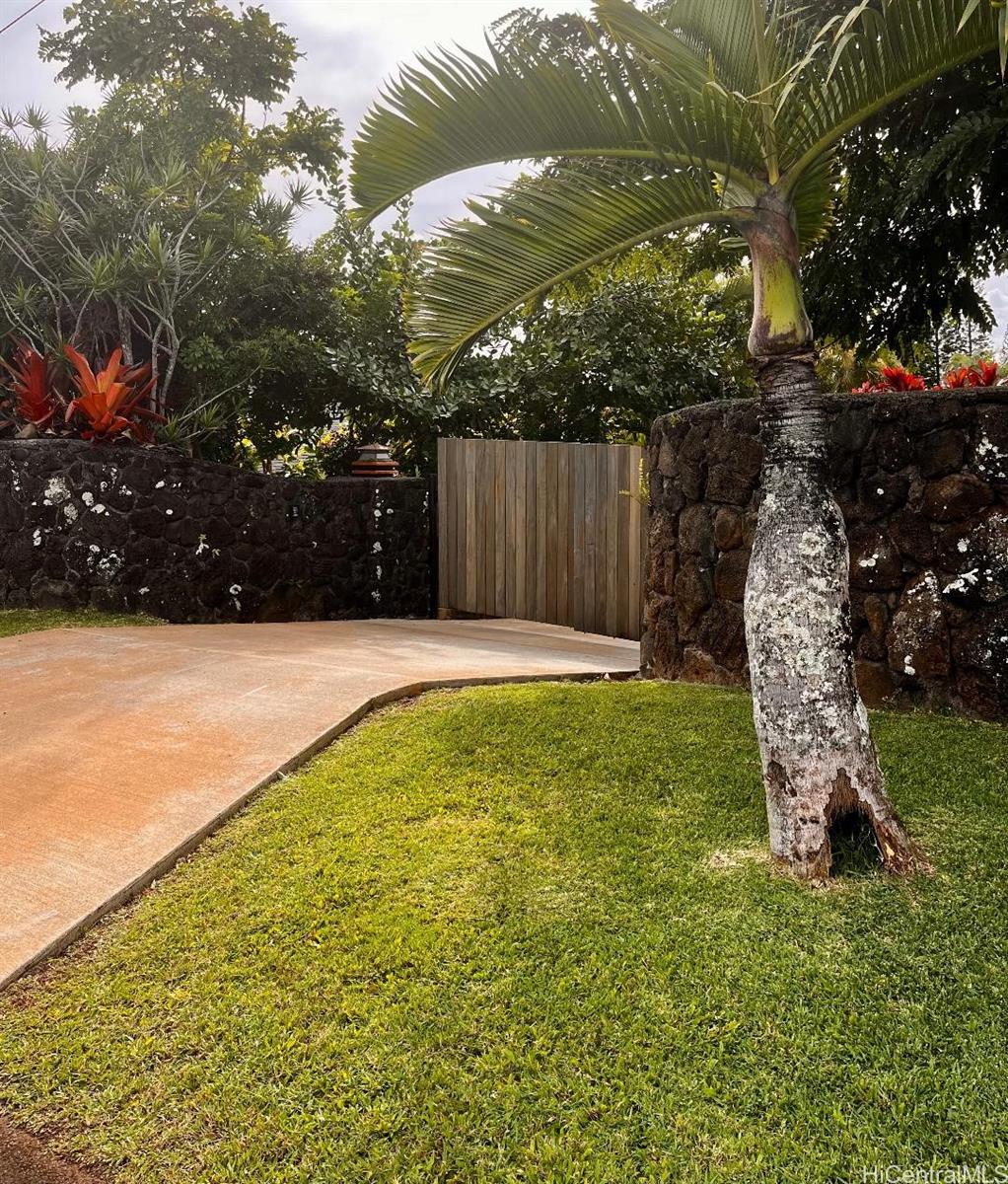 59-530 Hoalike Road Haleiwa, HI 96712 - Photo 20 of 25 a view of backyard with tree