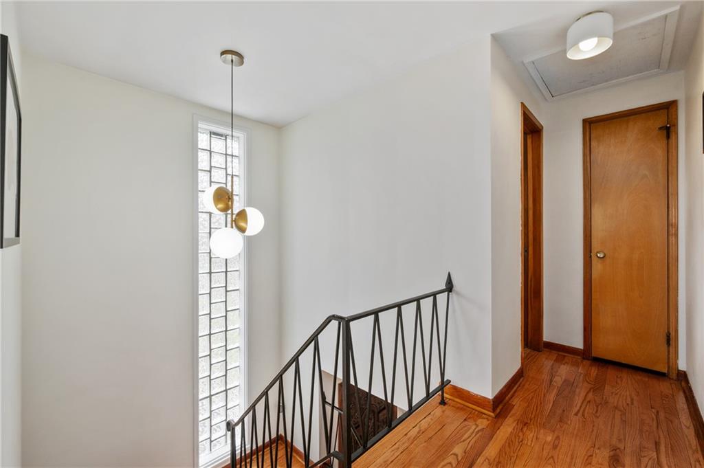 419 Amherst Avenue Coraopolis, PA 15108 - Photo 20 of 29 a view of empty room with wooden floor and fan