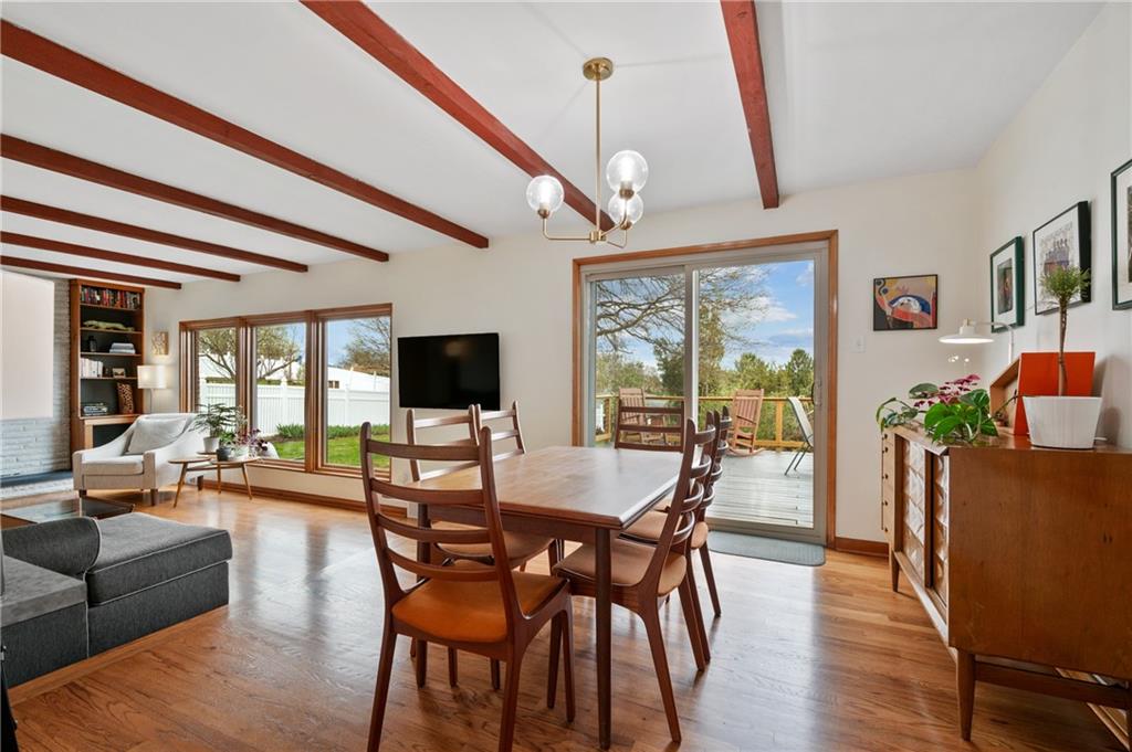 419 Amherst Avenue Coraopolis, PA 15108 - Photo 10 of 29 a view of a dining room with furniture window and wooden floor