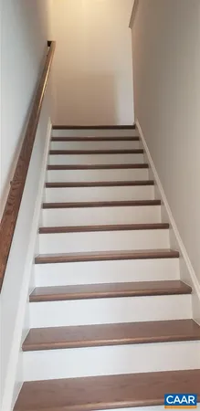 a view of an entryway with staircase
