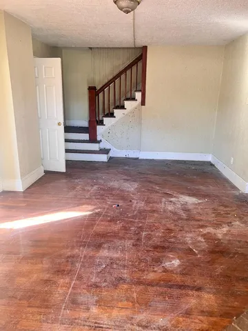 a view of entryway with stairs