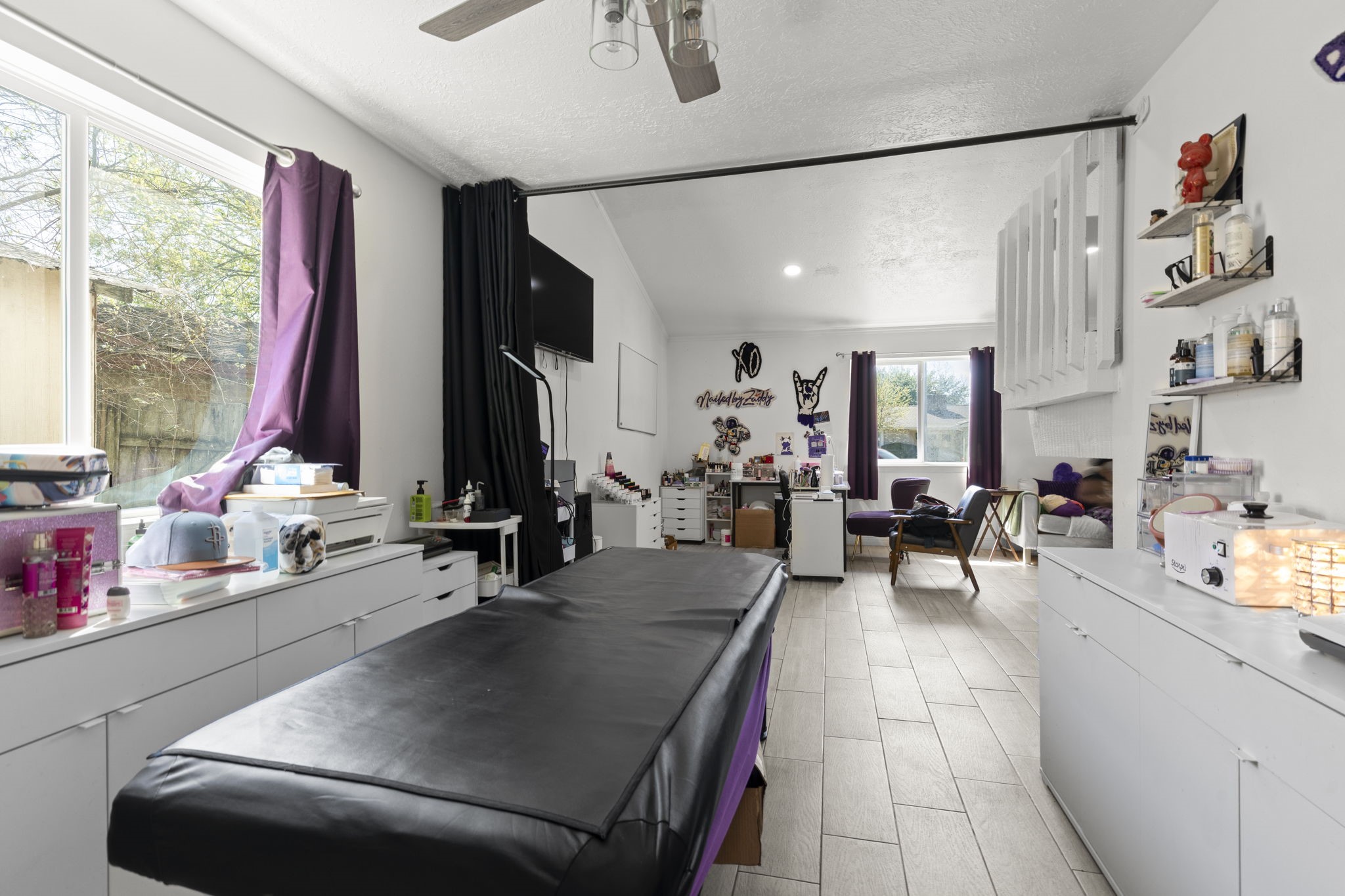 8506 Rivercross Road Houston, TX 77064 - Photo 11 of 32 a kitchen with sink refrigerator and window