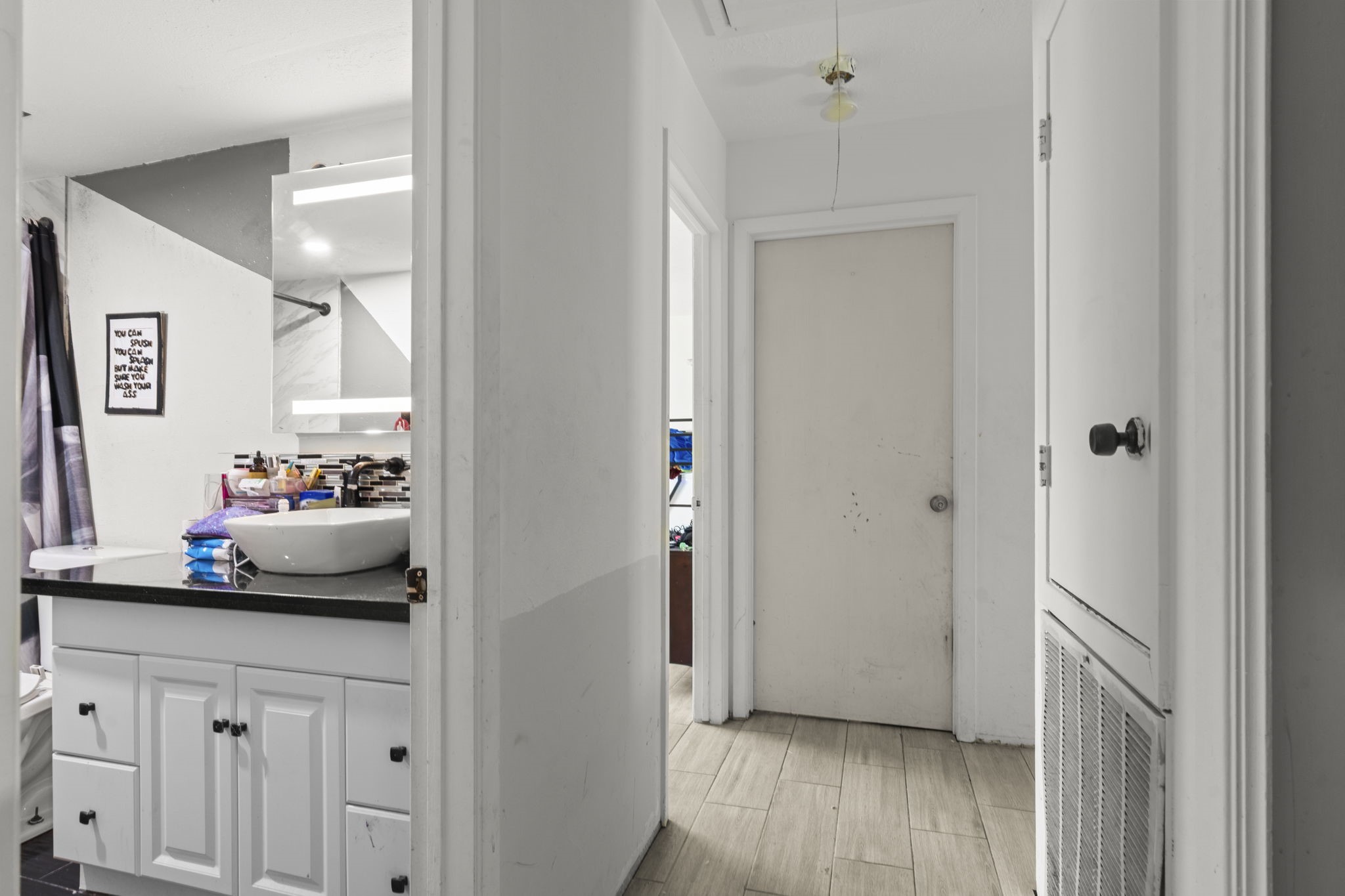 8506 Rivercross Road Houston, TX 77064 - Photo 21 of 32 a view of bedroom with wooden floor