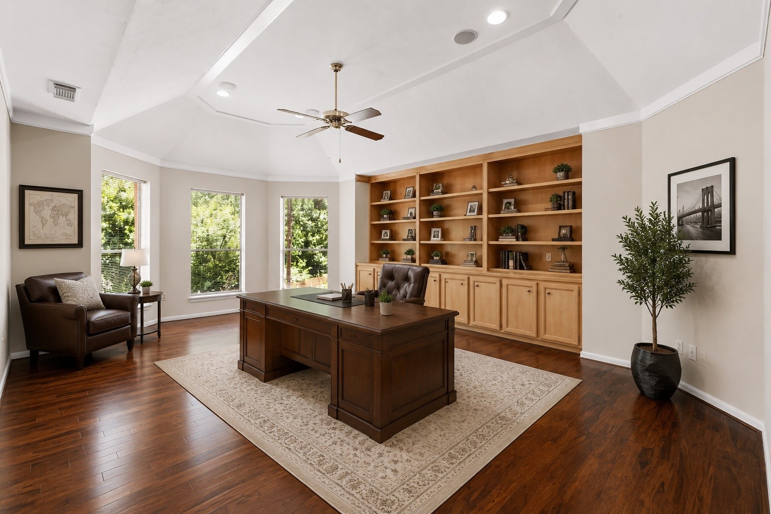 18503 Cabaniss Circle Spring, TX 77379 - Photo 39 of 49 Need a home office instead? This versatile space can easily serve as an oversized workspace while still offering room for a reading area or creative studio. (virtually staged)