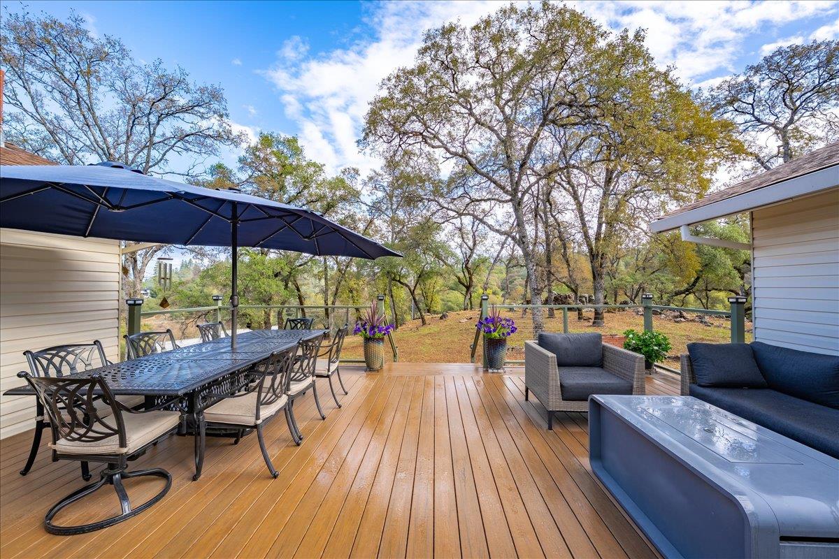 2540 Muir Court Cool, CA 95614 - Photo 47 of 97 a view of a patio with furniture and wooden floor