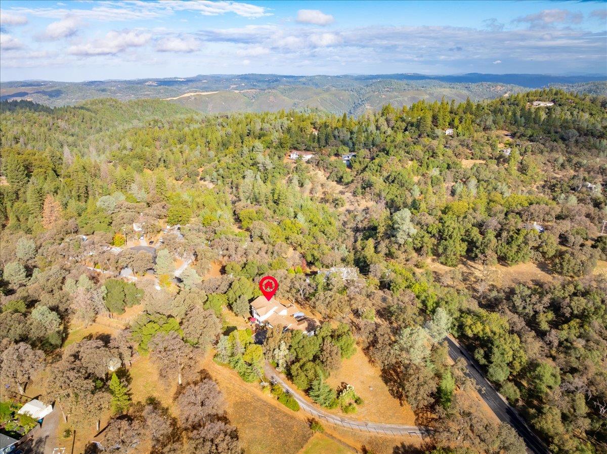 2540 Muir Court Cool, CA 95614 - Photo 80 of 97 aerial view of property's location featuring a heavily wooded area
