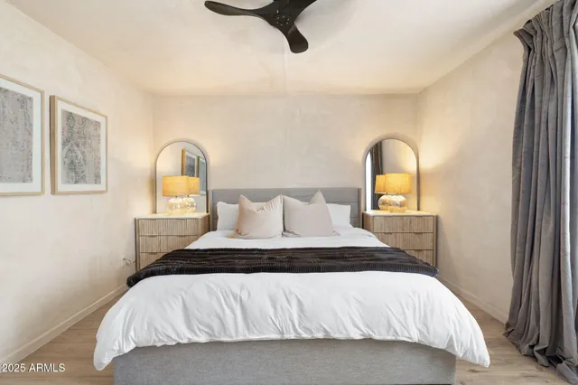 a close up view of racks on the wall