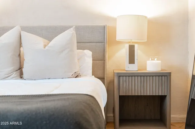 a balcony view with a couch