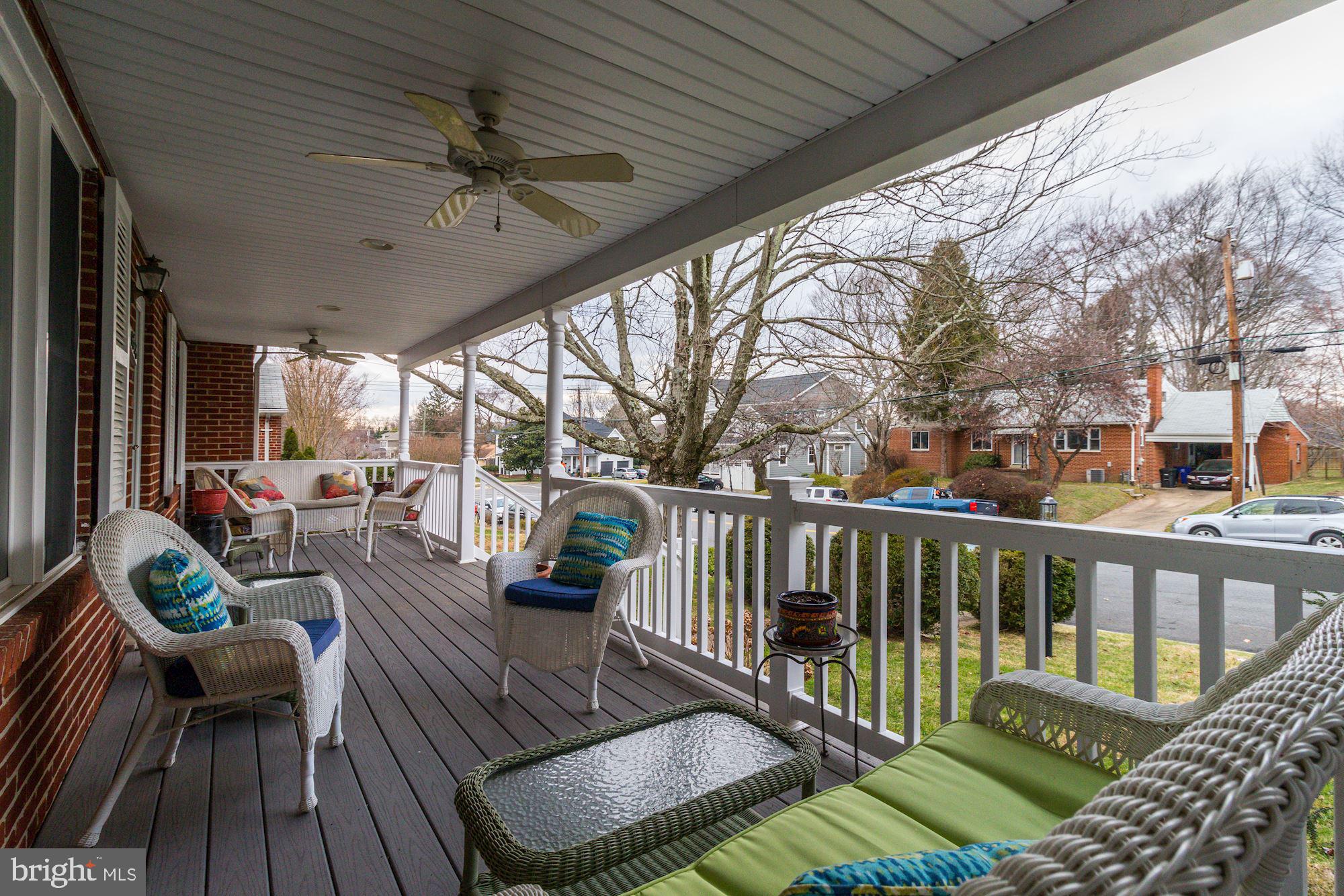 6536 Little Falls Road Arlington, VA 22213 - Photo 3 of 27 Spacious front porch - 2008