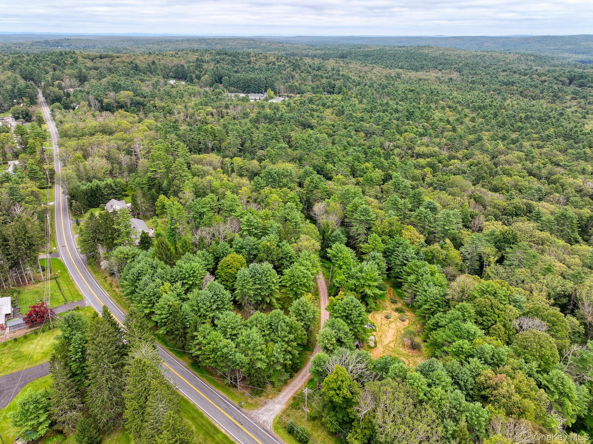 160 Barryville - Yulan Road Barryville, NY 12719 - Photo 31 of 38 Aerial view of a heavily wooded area