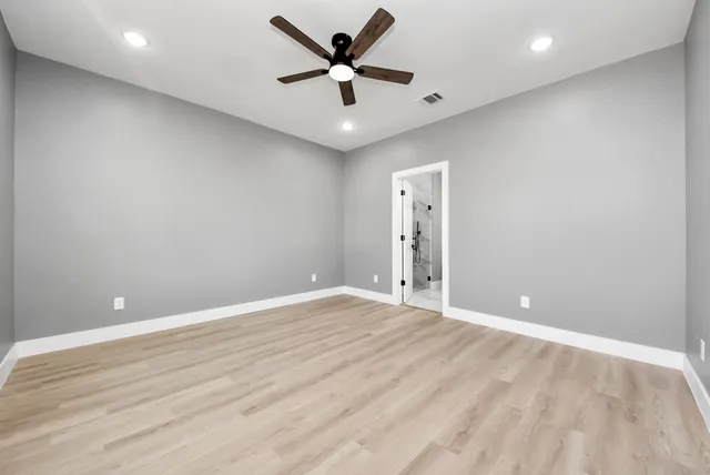 wooden floor in an empty room