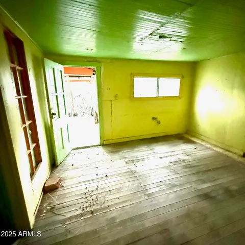 a view of an empty room