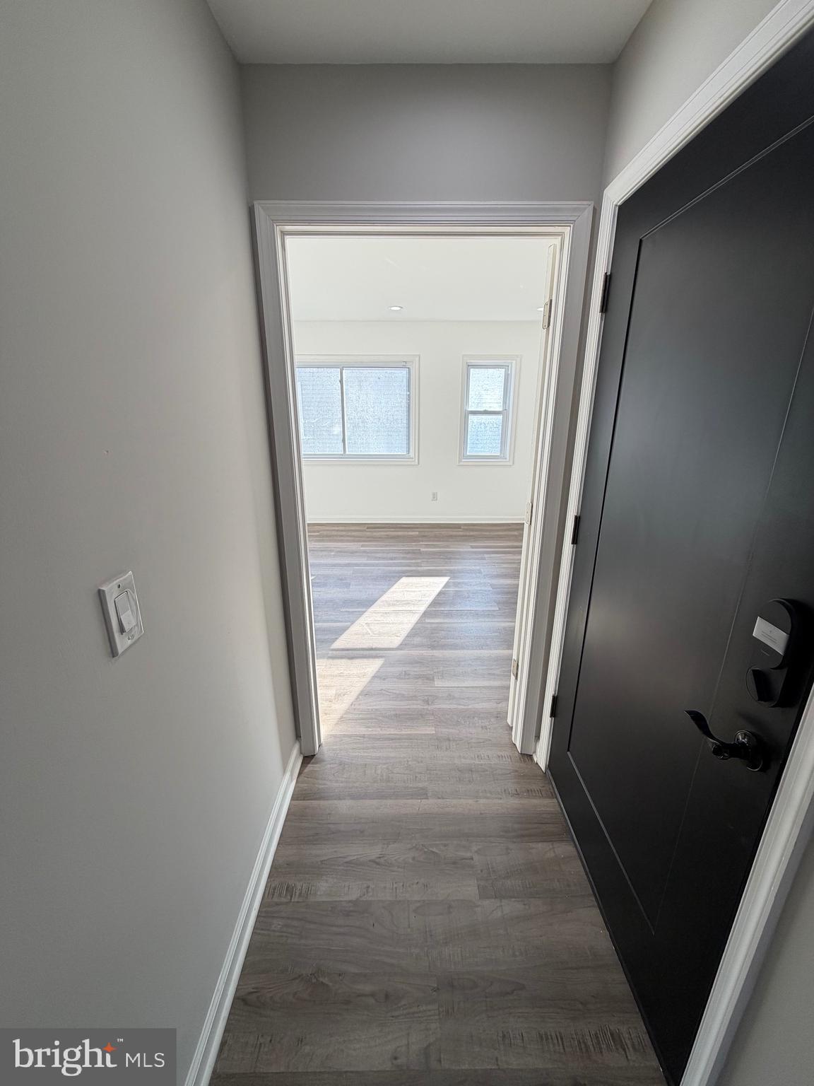 2218 Master Street Philadelphia, PA 19121 - Photo 32 of 66 a view of a hallway view with wooden floor