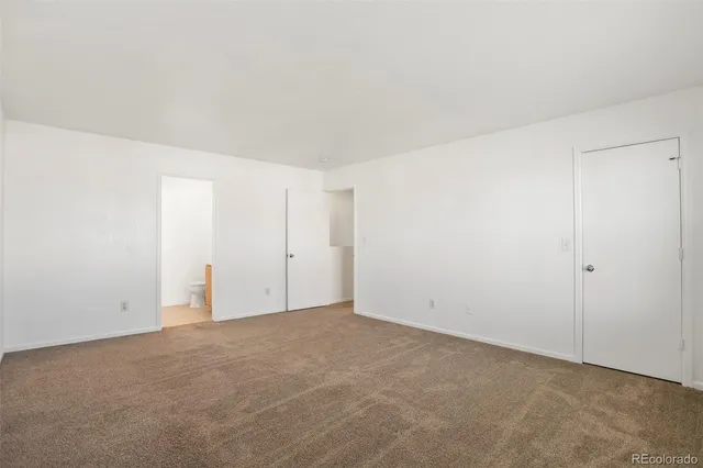 a view of an empty room