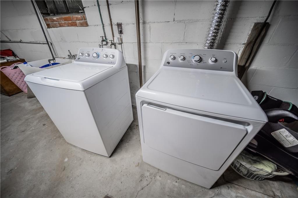 113 Oak Ridge Drive Butler, PA 16002 - Photo 22 of 25 a utility room with dryer and washer