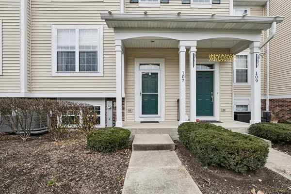 a view of a house with a large windows