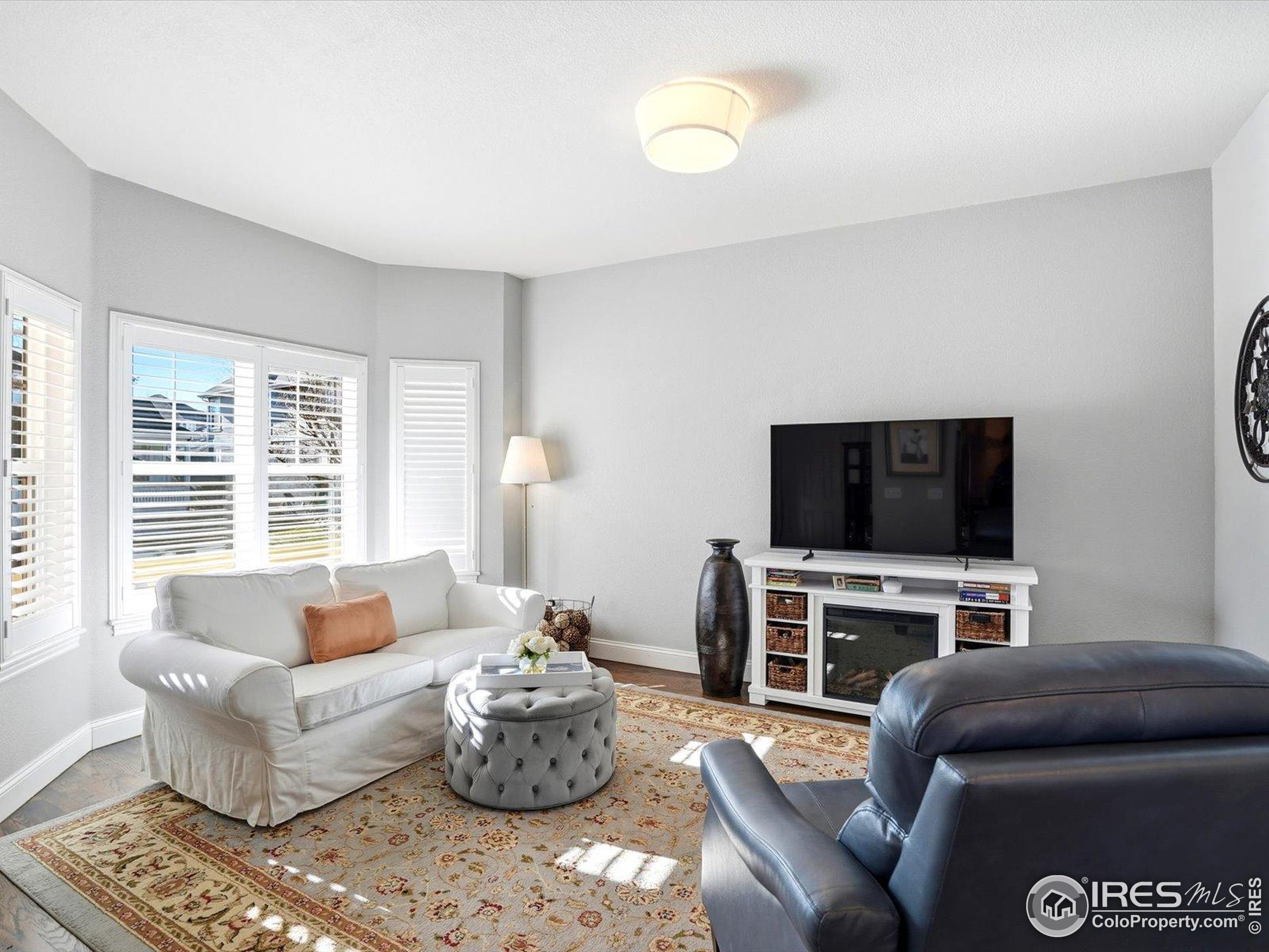 2139 Springs Place Longmont, CO 80504 - Photo 11 of 50 a living room with furniture a flat screen tv and a window