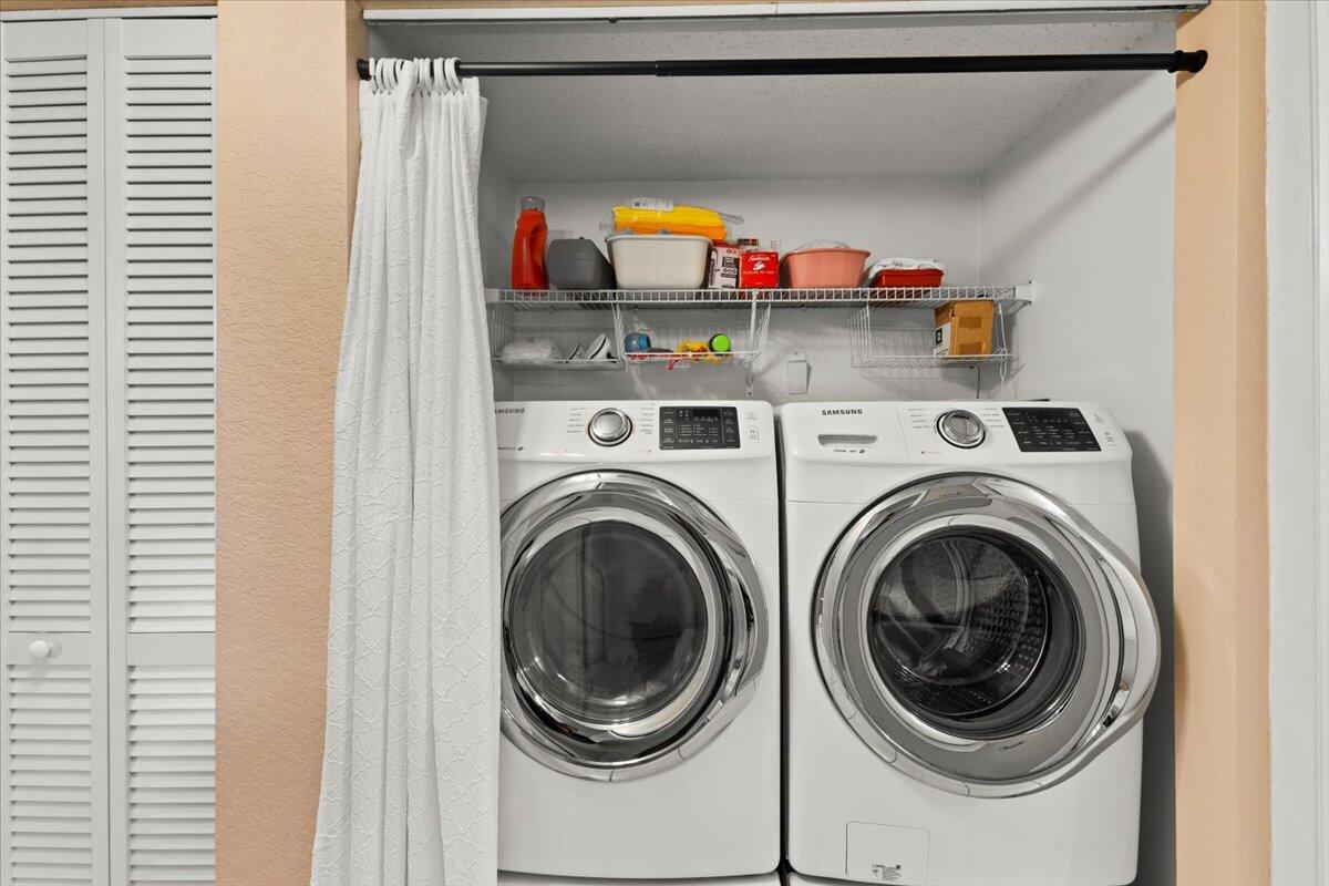 9563 West McNab Road, Unit 206 Tamarac, FL 33321 - Photo 14 of 20 washer and dryer