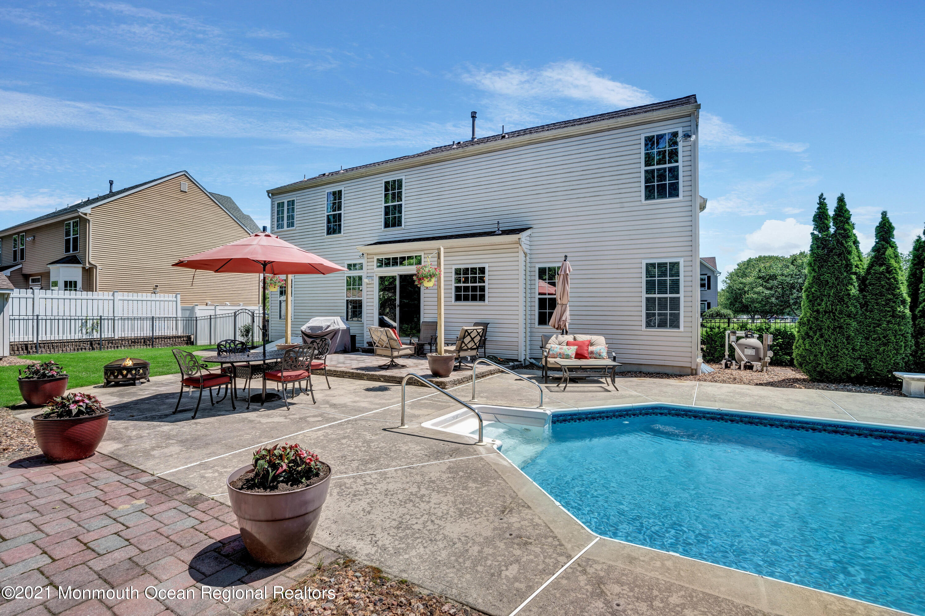 66 Timberline Road Bayville, NJ 08721 - Photo 37 of 42 Backyard/Pool