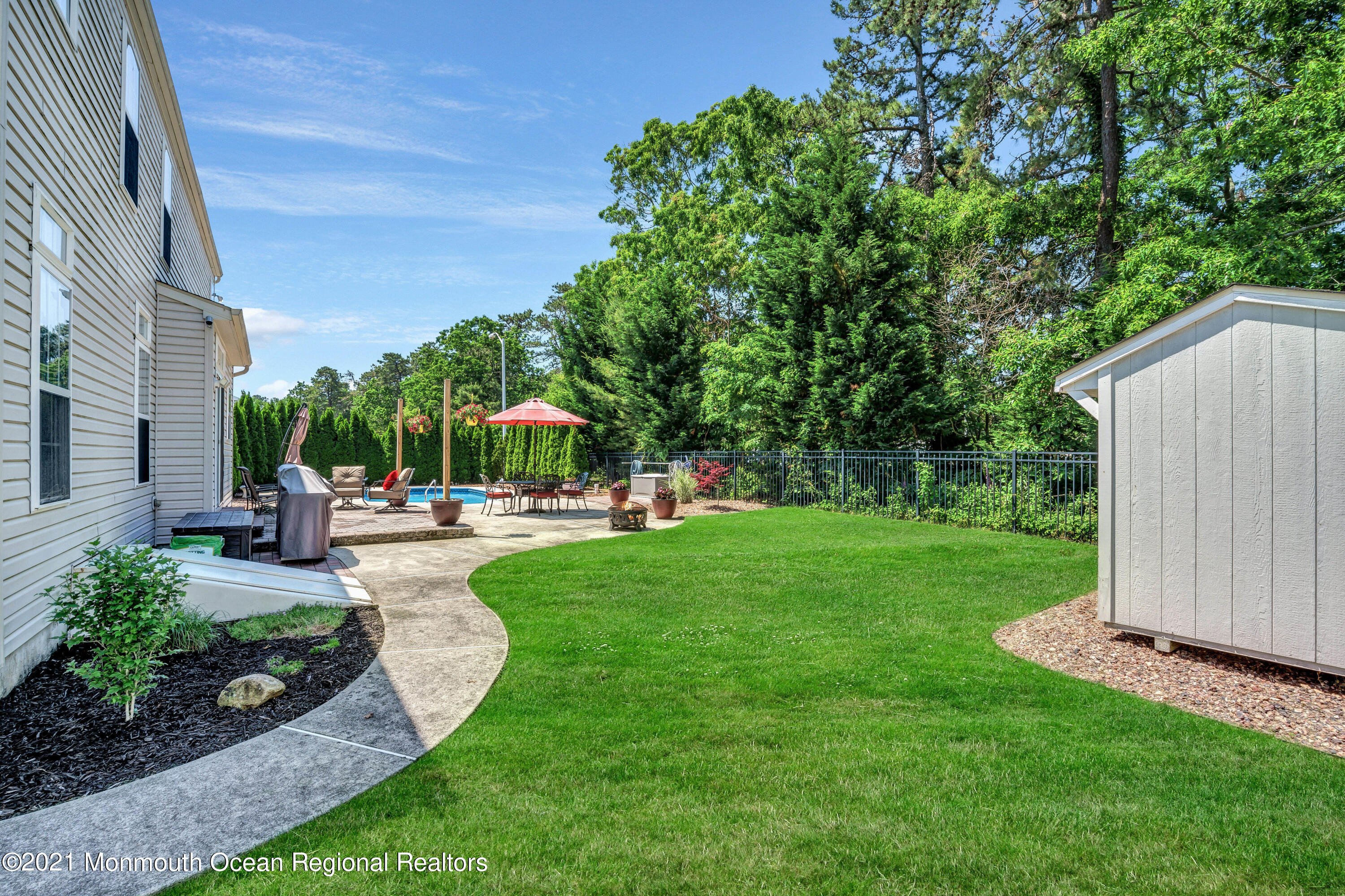 66 Timberline Road Bayville, NJ 08721 - Photo 41 of 42 Backyard/Pool