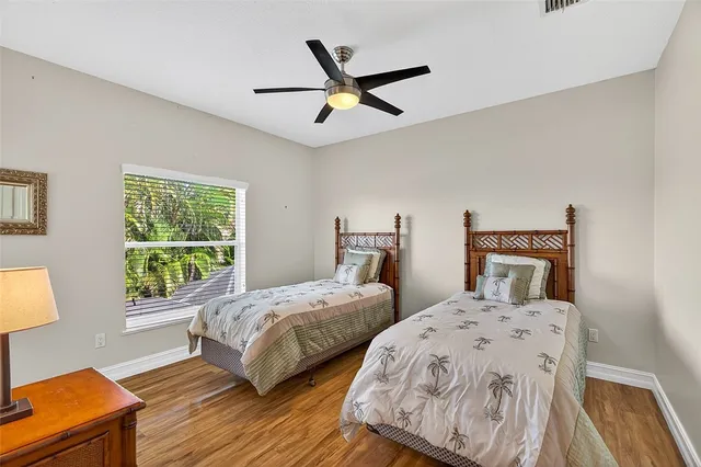 a outdoor space with a large window and couch