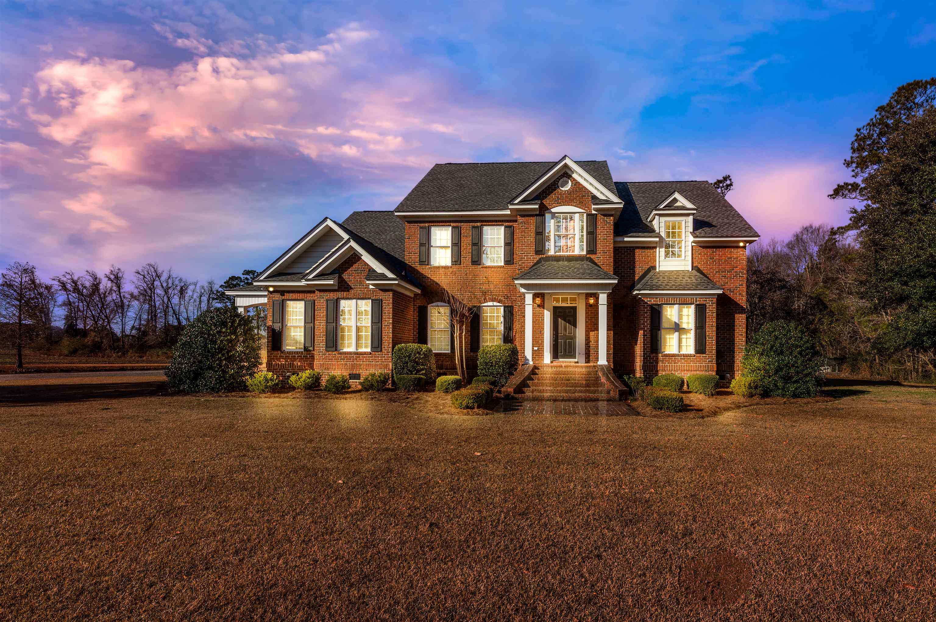 4310 Enoch Road Aynor, SC 29511 - Photo 4 of 39 Georgian-style home with brick siding and a front lawn