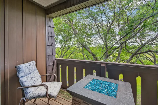 a side view of small garden