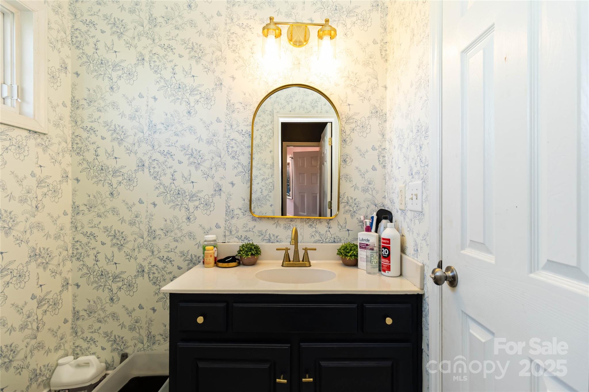 4815 Sugar And Wine Road Monroe, NC 28110 - Photo 39 of 48 a bathroom with a sink and a mirror