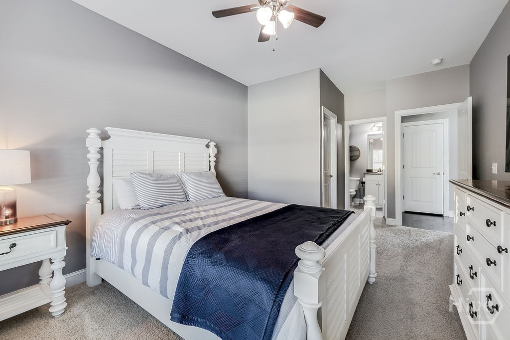 108 Treutlen Court Rincon, GA 31326 - Photo 26 of 57 Guest Bedroom into connected guest full bath