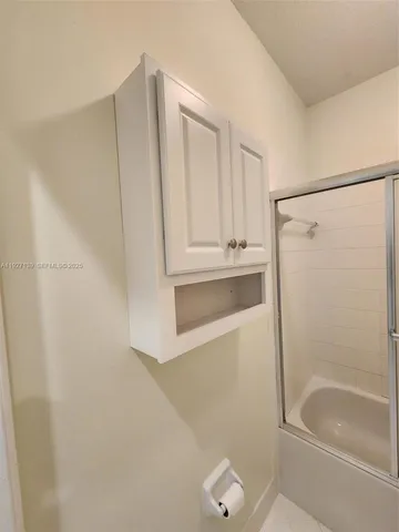 a bathroom with a tub