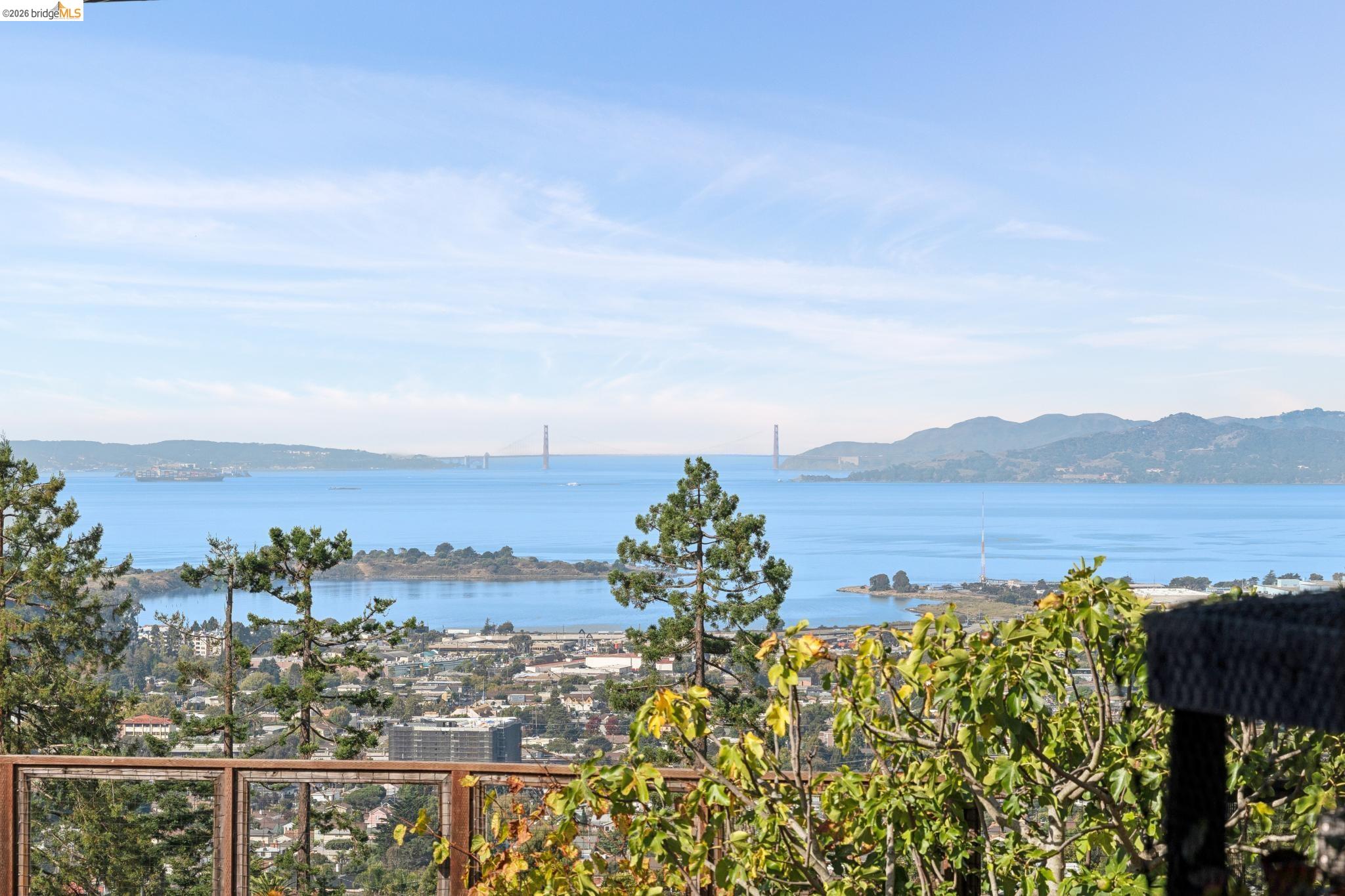 38 Highgate Road Kensington, CA 94707 - Photo 75 of 78 Expansive water scenery with distant bridges and mountains