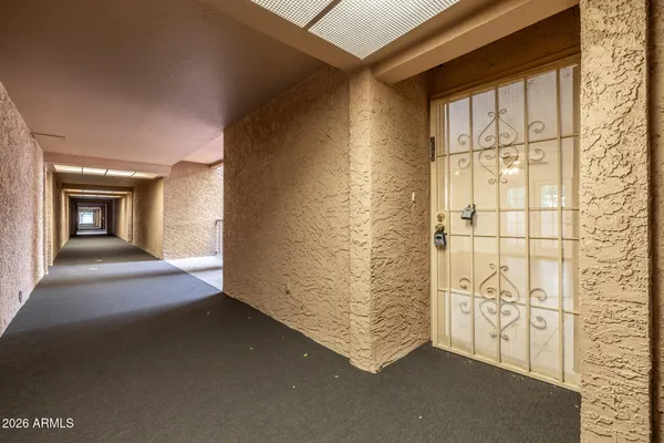 a view of an empty room