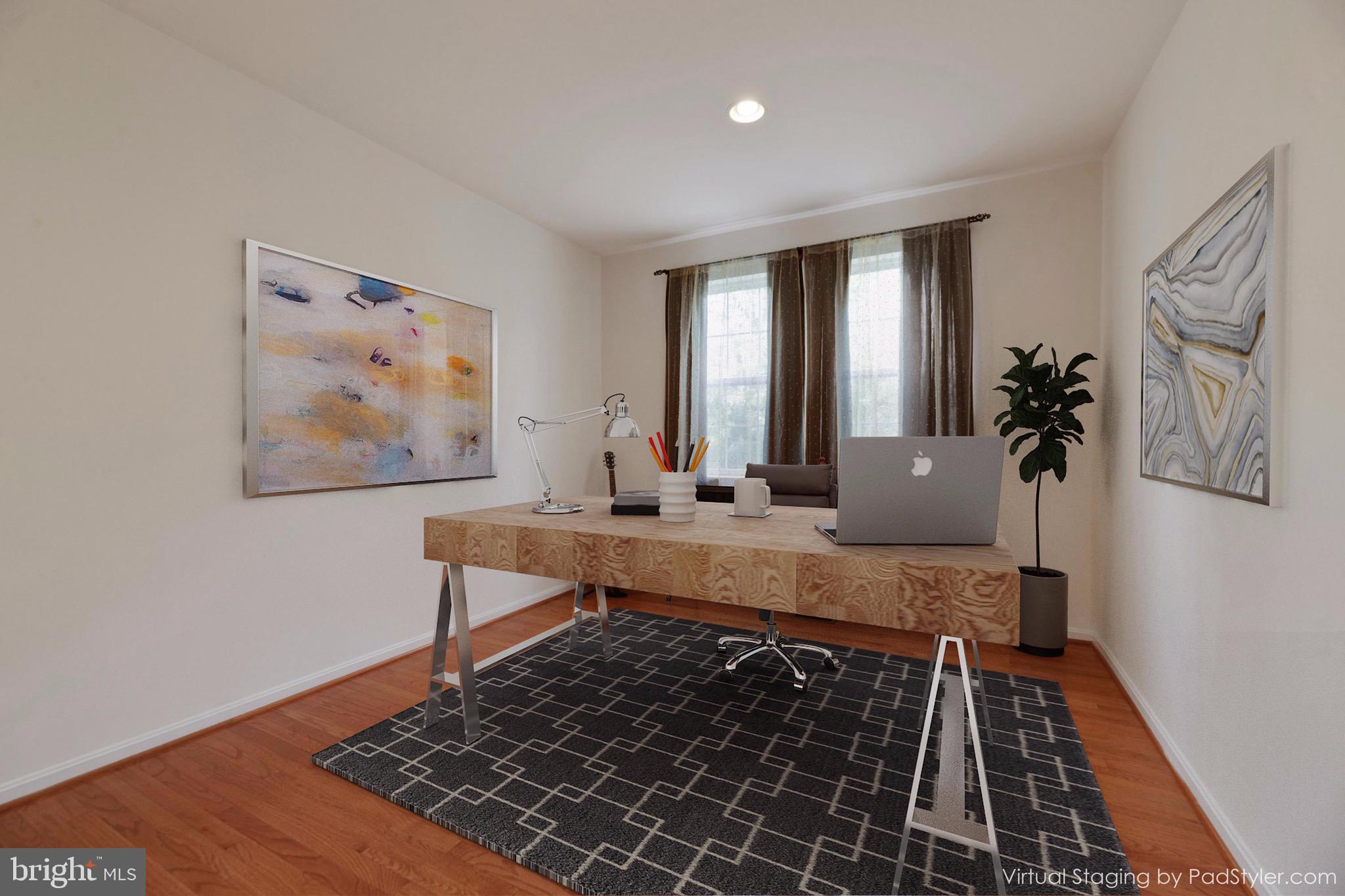 6314 Old Washington Road Elkridge, MD 21075 - Photo 21 of 52 Virtually Staged Main Floor Office/Den